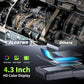 Endoscope Camera with Light, 4.3" Inspection Camera, 1920P HD Borescope with 8 LED Lights, IP67 Waterproof Snake Sewer Tools, 16.4ft Semi-Rigid Drain Endoscope Cool Gadget (Green)