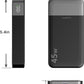 J2621 Power Bank Portable Charger 20000mAh 45W, PD3.0 QC 4.0 Fast Charging Battery Pack with LED Display,2 USB-C,2 USB-A for iPhone 15 16, MacBook