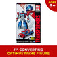 Transformers Toys Heroic Optimus  Action Figure - Timeless Large-Scale Figure, Changes into Toy Truck - Toys for Kids 6 and Up, 11-inch ( Exclusive)