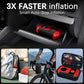 ApexNexus Tire Inflator Portable Air Compressor & Car Jump Starter, Cordless Air Pump with LED Light & Pressure Gauge for Auto,Motorcycles,Bikes,Balls.