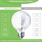 8-Pack LED Vanity Bulbs 5W 4000K Natural Daylight, E26 Base, 60W Incandescent Equivalent, 500LM, Non-Dimmable
