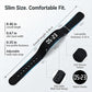 Vibrating Alarm Wristband Clock for Heavy Sleepers Wake Band Wrist Watch Silent Vibration Bracelet Loud Adults Strike Deaf People Despertar with that Won't Partner Extremely Deep (Black)