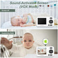 HelloBaby HB30 Video Baby Monitor with Digital Camera and Audio, No WiFi No App Safety Baby Monitor, 8 Languages, Auto Night Vision, 1000ft Transmission Range, 2.4 inch Portable Screen