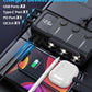 LIHAN Car Cigarette Lighter Splitter 8-in-1,120W 3-Socket Adapter & 5 USB with Master Power Switch,Prevents Battery Drain,PD36W USB-C Fast Charge,3.3FT Cord & LED Meter for Dashcam, RVs,Older Cars