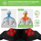 Shiatsu Neck & Shoulder Massager with Heat – 3D Kneading Massage Pillow for Full Body Relaxation, Home, Office & Car Use (Gift for Men & Women)