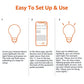 Basics Smart A19 LED Light Bulb, Color Changing, 9W (60W Equivalent), 800LM, Works with Alexa Only, WiFi 2.4 GHz, No Hub Required, Mood Lighting, Energy Efficient, 1-Pack