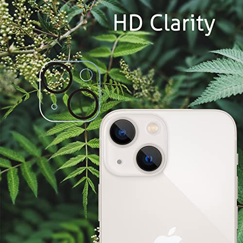 Ailun 3 Pack Camera Lens Protector for iPhone 15 / iPhone 14 ＆ iPhone 15 Plus/iPhone 14 Plus,Tempered Glass,9H Hardness,Ultra HD,Anti-Scratch,Case Friendly,Does not Affect Night Shots
