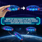 Hand Operated Flying Toy Drone for Kids, 360° Hands Free Motion Sensors Mini Drone with Cool LED Lights, Easy Indoor Small UFO Toy Flying Ball Drone for 6 7 8 9 10+ Year Old Boys and Girls (Blue)