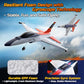 DEERC F-16 Style RC Airplane (X-62A Vista), 4-Channel Remote Control Jet with 6-axis Gyro Stabilizer EPP RTF Hobby Glider Aircraft Plane Easy to Fly for Adults Boys