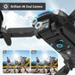 MSMV High-Resolution 4K HD Camera Drone, Wireless RC Toys for Boys Girls, One Button Return, Emergency Stop, Headless Mode, 360° Flips, 2 Batteries & Carrying Case for Kids Adults Beginners, Black