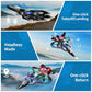 RC Planes for Kids Adults, Foam Remote Control Airplane Jet Helicopter Drone Toys for Kids Adults 8-12 12-16, Remote Control Plane Airplane Toys with Led Lights, 360° Flip Stunt Rotation