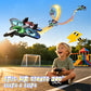 Foam Remote Control Airplanes, RC Planes with Light, RCAirplane Fighter Jet for Kids Adults 8-16, 360° Flip, Stunt Roll,Drones for Kids 8-12, Airplane Toy Gifts for Kids Boys(Blue)