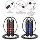 Redify Jump Rope,Jump Ropes for Fitness for Women Men and Kids,Speed Jumping Rope for Workout with Ball Bearings,Adjustable Skipping Rope for Exercise&Slim Body at Home School Gym