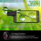 Pro Lens Kit for iPhone and Android, Macro and Wide Angle Lens with LED Light and Travel Case Black