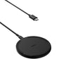 Belkin Wireless Charging Pad 15W - Qi Charger - Wireless Charger iPhone 17, Charging Station for Apple iPhone 16/15/14 Series, AirPods, Samsung Galaxy S25/S24, Pixel 5ft Cable Included, Black, 1-Pack