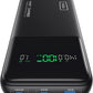 INIU 27000mAh Power Bank, High Capacity 140W Laptop Portable Charger, USB C Tablet Powerbank, Digital Display Phone Charge for iPhone 17 16, Samsung, iPad, MacBook, Camping, Outdoor, Emergency etc