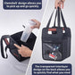 Foyego 4 Cup Drink Carrier with Handle, Reusable Insulated Drink Caddy Drink Holder for Car, Folding Portable Coffee Cup Holder Bag for Travel and Delivery