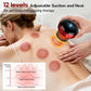Smart Cupping Therapy Massager, 7 in 1 Red Light Cupping Therapy Set with 2 Modes for Targeted Pain Relief, Muscle Soreness,Tighter Skin, Cupping Kit with 12 Levels Suction and Heat,1 Pack
