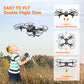 AVIALOGIC Mini Drone with Camera for Kids, Remote Control Helicopter Toys Gifts for Boys Girls, FPV RC Quadcopter with 1080P HD Live Video Camera, Altitude Hold, Gravity Control, 2 Batteries, Black