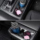 JOYTUTUS Cup Holder Coasters for Car, 2 Pack Universal Anti-Slip Car Coasters with Crystal Rhinestone, 2.75 inch/6.98 cm PVC Cup Holder Insert Coaster, Pink Car Accessories (Pink with Diamond)