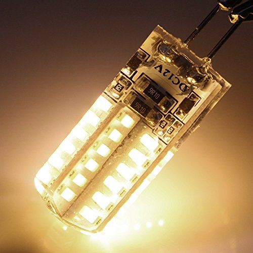RAYHOO 10pcs G4 LED Bulbs JC Bi-Pin Base Light Bulbs 3W AC/DC 12V 20W-30W T3 Halogen Bulb Replacement Landscape Bulbs(Warm White 3000K)