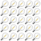 Brightown 25 Pack G40 LED String Light Replacement Bulbs - E12 Base, 2200K Warm White, Shatterproof Plastic, Waterproof, 1.5 Inch Dimmable LED Light Bulb for Indoor Outdoor Patio Lights