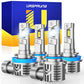 Ursprung Ultra Bright H11 9005 Led Bulb Combo, Upgraded 5th-Gen 16 CSP for Superior Brightness, 6500K Cool White, H8/H9/HB3 Fog Bulb HID, 90,000 Hours Lifespan, IP68 Waterproof, Pack of 4