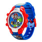Super Mario Kids Digital Watch with Yoshi, LED Light Show, Soft Silicone Strap, Durable Kid-Friendly Design, Fun Time-Telling for Boys and Girls