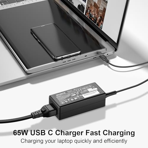 USB C Laptop Charger Compatible with Dell Laptop Chromebook Charger 65W 45W USB Type C Fast Power Adapter