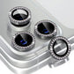 Choiche Compatible for iPhone 17 Pro/iPhone 17 Pro Max Camera Lens Protector Bling, 9H Tempered Glass Camera Cover Screen Protector Metal Ring Decoration Accessories (Diamond-Black)