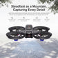 Drone with UHD Camera, Drone with Screen on Controller for Beginners, Remote Control Quadcopter with 2 Batteries, One Key Start, Easy to Fly, Altitude Hold, 3D Flips, Carrying Case （Dark Gray）