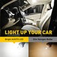AUXITO 194 LED Bulb 6000K White 168 2825 W5W T10 Wedge 14-SMD Interior Car Bulbs Replacement for Dome Map Door Courtesy Trunk License Plate Parking Lights, 10 PCS