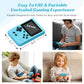 Mini Retro Handheld Games Console, Built-in 400 Video Games,Portable Video Gaming Player with 3.0 Inch IPS Screen and Rechargeable Battery (Blue)