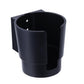 Universal Large Cup Holder Wall Mount, Heavy Duty Plastic Drink Holder for Boat Car Truck RV Bus Tractor Wall Wood, Vertical or Horizontal Mount, Fit Most Cups, Bottles, Cans, Tumblers Black Pack of 1