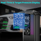 Tire Inflator Portable Air Compressor, 150 PSI Cordless Air Pump, Dual Power 6000mAh, 12V DC Car Plug, Fast Inflation 24L/Min, Auto Shut-Off, LED Light, 4 Preset Modes for Car, Bike, Motorcycle, Balls