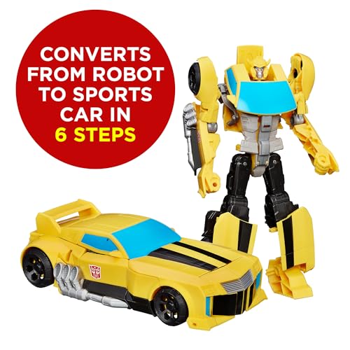 Transformers Toys Heroic Bumblebee Action Figure - Timeless Large-Scale Figure, Changes into Yellow Toy Car, 11" ( Exclusive)
