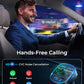 LENCENT FM Transmitter, Bluetooth FM Transmitter Wireless Radio Adapter Car Kit with Dual USB Charging, Audio Receiver Car Charger MP3 Player, Support Hands-Free Calling, TF Card & USB Disk