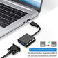USB to VGA Adapter for Monitor MacBook, VGA to USB 3.0/2.0 Converter 1080P Multi-Display Video Cable for Laptop Desktop PC to Monitors, Projector, TV. (Not Support Chromebook)