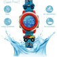 Preschool Collection Kids Digital Light Up Watch - Monster Trucks, Dinosaurs, Shark, Unicorn, Butterfly, Spider - Girls, Boys, Children, School