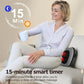 VIKTOR JURGEN Shiatsu Back & Neck Massager with Heat – 3D Deep-Kneading Massage Pillow for Full Body Relaxation (Home, Office & Car Use, Gift for Men & Women)
