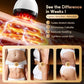 Red Light Lymphatic Drainage Massager Anti Cellulite Massage Tool | Microcurrent Electric Heat Vibration, Reduce Cellulite Stretch Marks, Skin Tightening, Full Body Leg Belly Stomach Massage