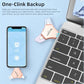 USB 3.0 Flash Drive for iPhone 256GB: MFi Certified 3in1 External Memory Photo Keeper Storage Stick for Picture/Video/Data Saver/Backup High Speed Thumb/Jump/Hard Drive for iPad/Android/PC -Pink