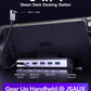 JSAUX Upgraded Docking Station 4K@120Hz for Steam Deck OLED/ROG Ally X/Legion Go (S)/MSi Claw, 6-in-1 Steam Deck Dock with HDMI 2.1, Gigabit Ethernet, 3 USB 3.0, 100W Charge for Steam Deck LCD-HB0603
