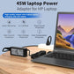 45W 19.5V 2.31A Replacement for HP Laptop Charger Blue Tip,Pavilion x360 Charger 11 13 15, Envy X360 13 15,Zbook 14u G4 G5 15u 15 G3,Stream 11 13 14,HP Model 15 Laptop Charger AC Adapter Power Cord