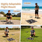 Drone Landing Pad 17" Foldable | High Visibility Weighted Non-Slip Waterproof Double Sided Drone Pad with Portable Design for DJI Mini Air and Mavic FPV