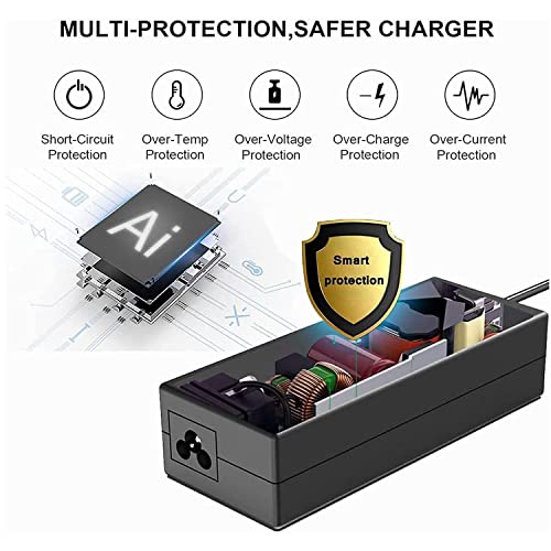 Laptop Charger Replacement for HP Laptop Computer 45W Smart Blue Tip Power Adapter