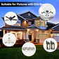 TJOY 24 Pack A19 LED Light Bulbs Soft Warm White 2700K, 60 Watt Equivalent, Efficient 9W, E26 Standard Base, Non Dimmable Energy Saving Warm Light Lamp Bulb, 800LM 120V, for Home, Bedroom, Living Room