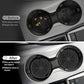 Alpmosn 4PCS Spider Web Car Coasters for Cup Holders, Halloween Funny Non-Slip Silicone Insert Ornaments Coasters, Automotive Cupholder Goth Accessories for Men & Women(Black)