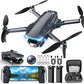 GPS Drone with Camera, 2K HD Drones for Adults, Foldable FPV Drone with GPS Auto Return, Follow Me, Circle Fly, Waypoint Fly, 5G Transmission, Gestures Selfie, Brushless Motor, 2 Batteries, Charcoal