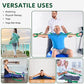 Abiarst Stretching Strap Yoga Straps for Physical Therapy, 10 Loops Non-Elastic Stretch Band for Pilates, Flexibility, Exercise and Gymnastics